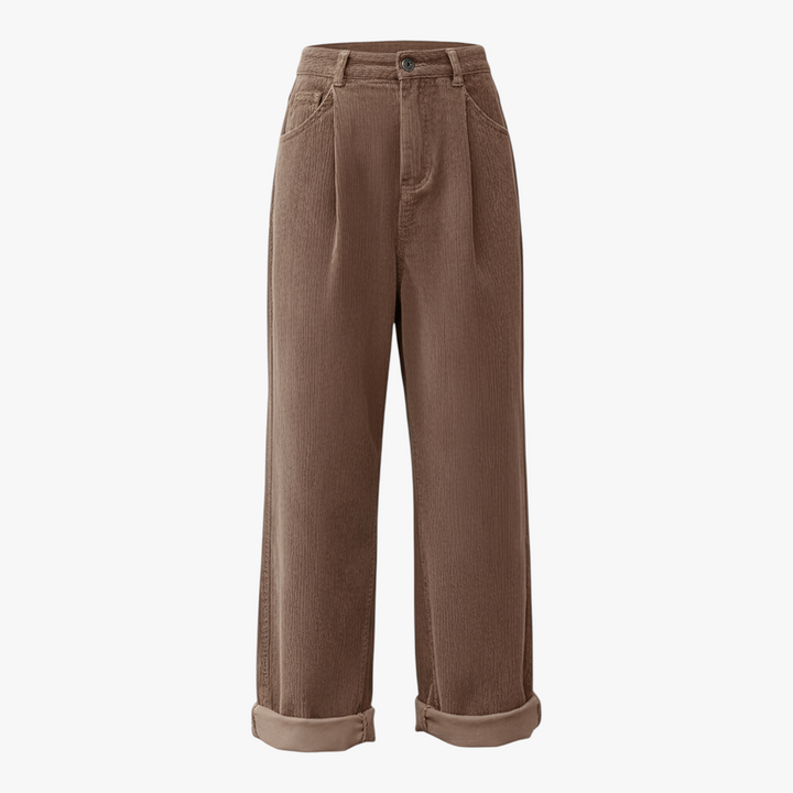 High-Waisted Vintage Women's Trousers