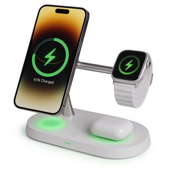 Wireless Charging Station for Multiple Devices Fast Charge Pad
