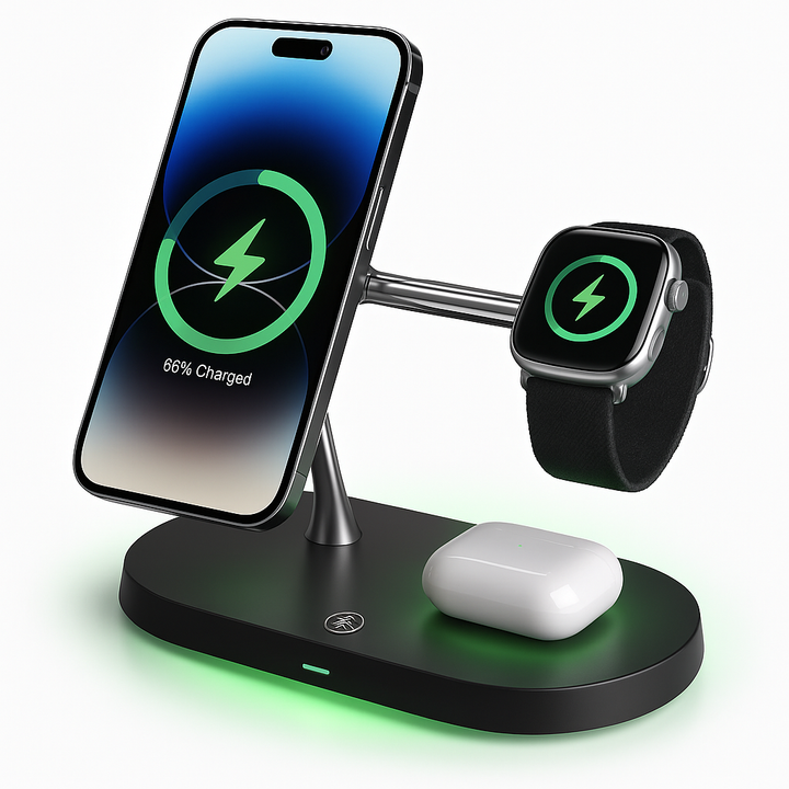 Wireless Charging Station for Multiple Devices Fast Charge Pad